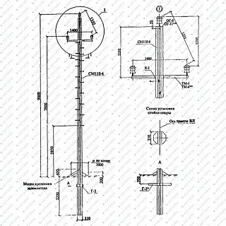 Многогранная опора ПМ10-1